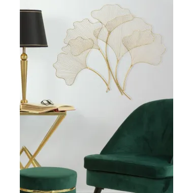 PANEL ZE STALI GLAM LEAF 79 5 68 cm